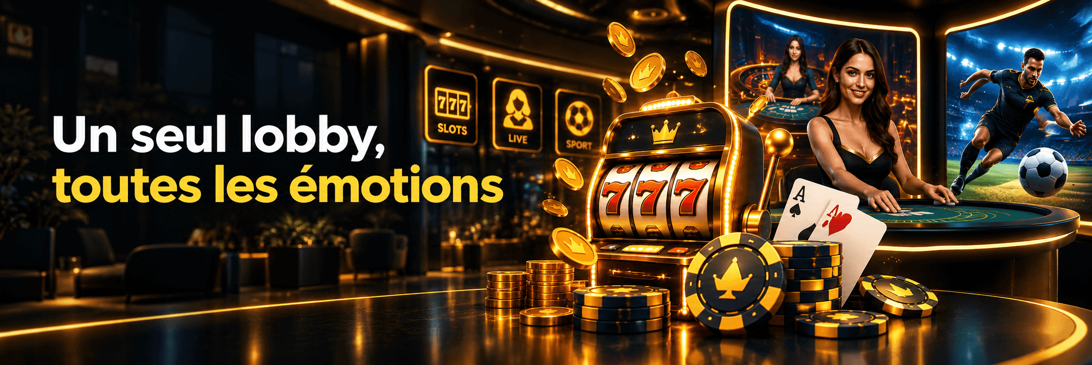 slots, live et sport